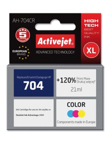 ActiveJet kartuša HP 704 CN693 barvno za DeskJEt 2010/2060
