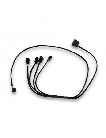 Ventilator Fan Splitter EK Water Blocks EK-Cable Y-kabel 4-Fan PWM (80cm)