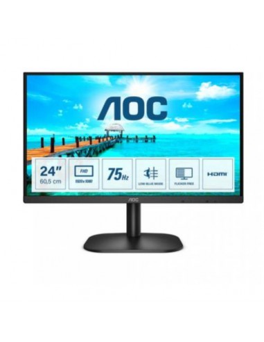 Monitor AOC 23.8 "/60cm 24B2XDM, VGA/DVI, 1920x1080, 3.000:1, 250 cd/m2, 4ms