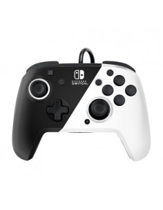 Igralni plošček PDP Nintendo Switch FACEOFF DELUXE CONTROLLER + AUDIO PDP BLACK & WHITE