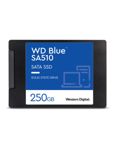 SSD WD Blue (WDS250G3B0A) 2.5" 250GB, 555/440 MB/s, SATA3