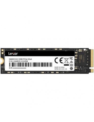SSD Lexar NM620 (LNM620X512G-RNNNG) M.2, 512GB, 3300/2400 MB/s, NVMe