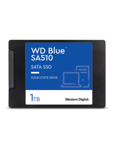 SSD WD Blue (WDS100T3B0A) 2.5" 1TB, 560/520 MB/s, SATA3