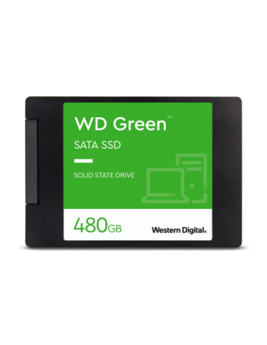 SSD WD Green (WDS480G3G0A) 2.5" 480GB, 545/430 MB/s, SATA3