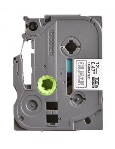 Brother trak TZe-135 12mm Prozoren/Bel
