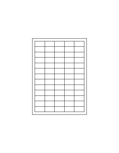 Samolepilne etikete SMAK 38x21,2mm, 100 listov