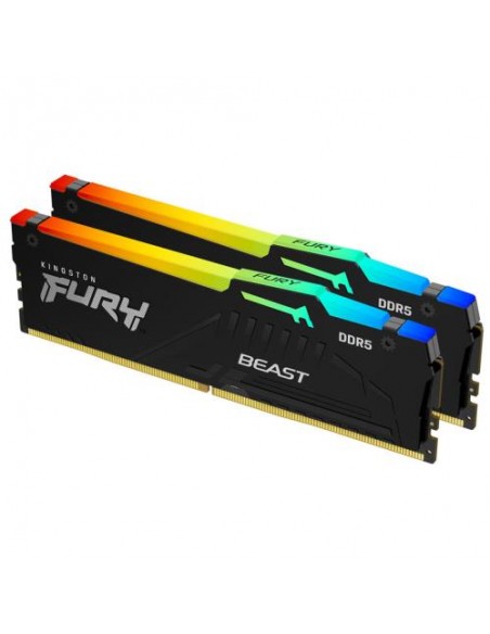 RAM DDR5 2x32GB 5600MHz Kingston Fury Beast RGB (KF556C40BBAK2-64)