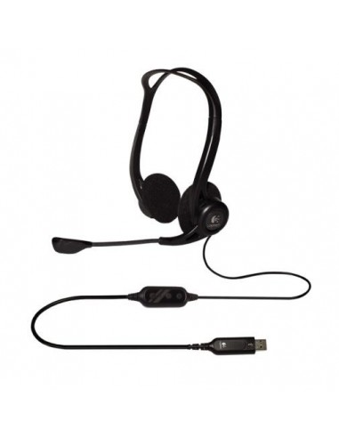 Slušalke z mikrofonom Logitech PC Headset 960 (981-000100), USB