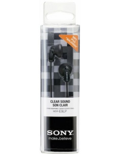 Slušalke Sony MDRE9LPB.AE, črne, za MP3