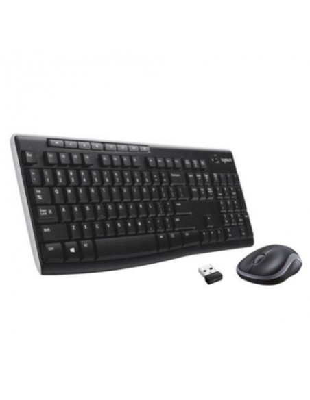 Tipkovnica + miška Logitech Cordless Desktop MK270 (920-004509), US