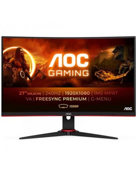 Monitor AOC 27"/68cm Q27G2E, 2560x1440, 155Hz, 3000:1, 250 cd/m2, 1ms