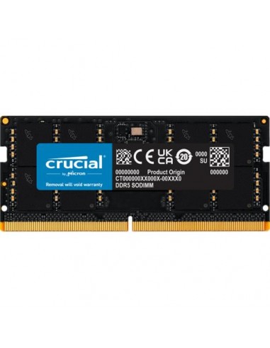 RAM SODIMM DDR5 8GB 4800MHz Crucial (CT8G48C40S5)