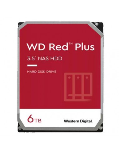 Trdi disk WD Red Plus (WD60EFPX), 6TB, 7200, 256MB, SATA3