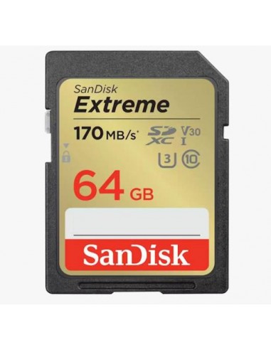 Spominska kartica SDXC 64GB SanDisk Extreme (SDSDXV2-064G-GNCIN)