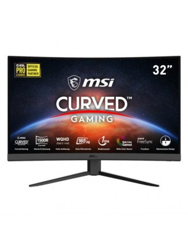 Monitor MSI 31.5"/80cm G32CQ4 (9S6-3DB51T-009), 2xHDMI/DP, 2560x1440@165hz, 3.000:1, 250 cd/m2, 1ms