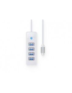 Hub USB-C Orico PW4U-C3-015-WH-EP