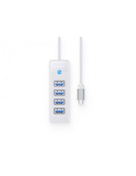 Hub USB-C Orico PW4U-C3-015-WH-EP