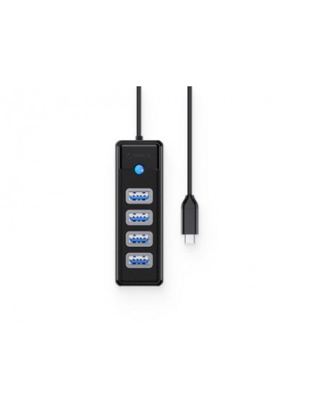 Hub USB-C Orico PW4U-C3-015-BK-EP