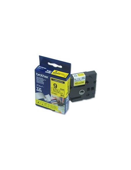 Brother trak TZ-FX641 18mm Rumen/Črn, flexi