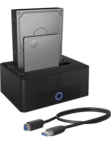 Pretvornik USB 3.0 na SATA3 IcyBox IB-1232CL-U3, za 2.5" in 3.5" diske