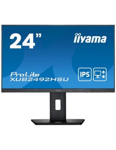 Monitor IIYAMA 23.8"/60.5cm XUB2492HSU-B5, HDMI/DP/VGA, 1920x1080@75Hz, 1.000:1, 250 cd/m2, 4ms