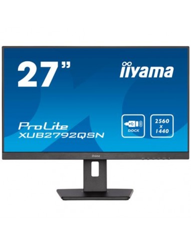 Monitor IIYAMA 27"/68,5cm XUB2792QSN-B5, HDMI/DP, 2560x1440@75Hz, 350cd/m2, 4ms, 1.000:1