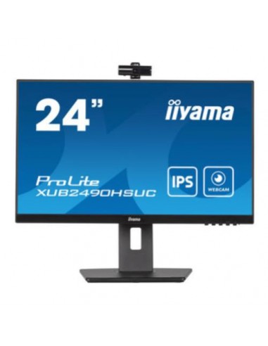 Monitor IIYAMA 23.8"/60.5cm XUB2490HSUC-B5, HDMI/VGA, 1920x1080, 1.000:1, 250 cd/m2, 5ms, kamera