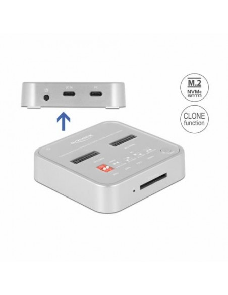 Adapter USB-C v M.2 NVMe, Delock 64138