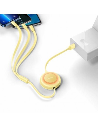 Kabel USB 3v1 Lightning/Tip C/Mikro, Baseus (CAMJ010011)
