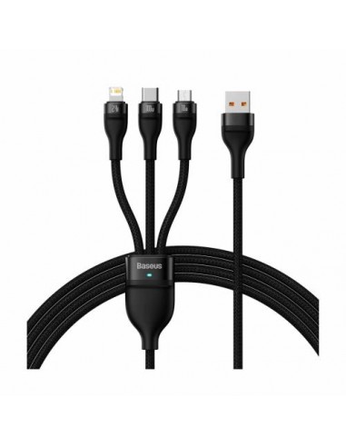 Kabel USB 3v1 Lightning/Tip C/Mikro, Baseus (CASS030001)