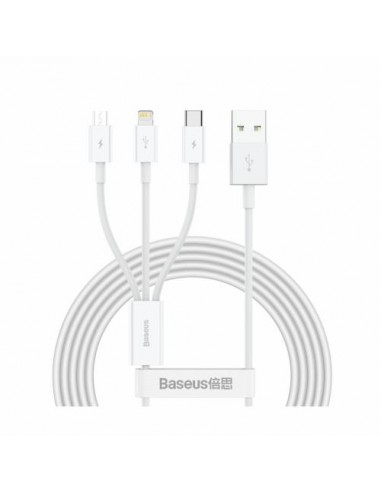 Kabel USB 3v1 Lightning/Tip C/Mikro, Baseus (CAMLTYS-02)