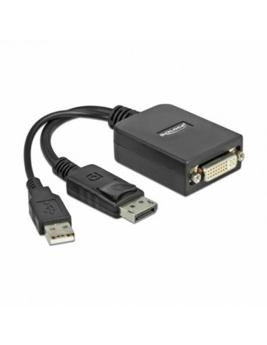 Adapter DisplayPort-M/DVI-Ž, Delock 61855