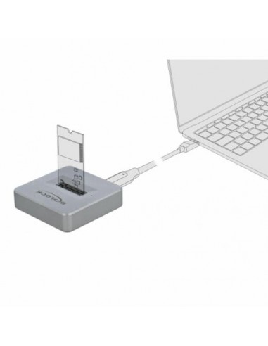 Adapter USB 3.2 C v M.2 NVMe, Delock 64000