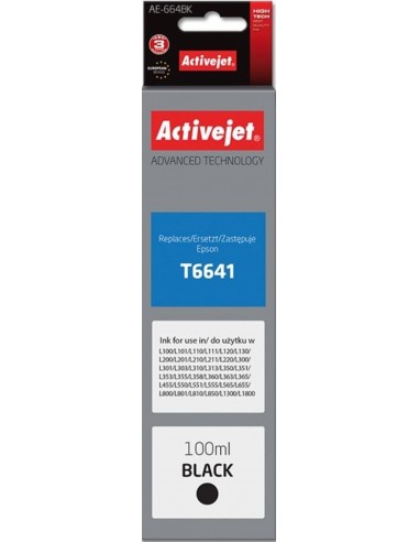 ActiveJet črnilo T6641 črno za L100/L200/L550 (100 ml)