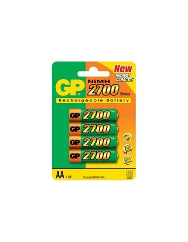 Baterija polnilna GP 2700mAh Ni-MH AA, 4 pack