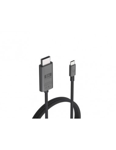 Kabel USB-C na DisplayPort 1.4, 8K@60Hz, 2m, LINQ LQ48024