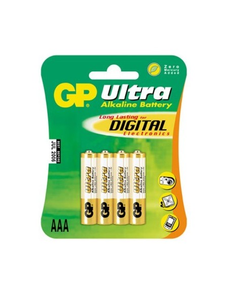 Baterija GP Ultra 1.5V AAA 4x LR03