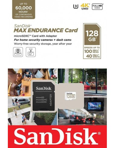 Spominska kartica Micro SDXC 128GB SanDisk MAx Endurance (SDSQQVR-128G-GN6IA)