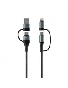 Kabel USB 4v1 USB/USB-C na USB-C/Lightning, Havit (HV-CB6244)