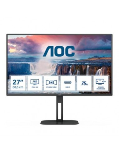 Monitor AOC 27"/68cm 27V5CE, HDMI, 1920x1080, 1.000:1, 300 cd/m2, 1ms