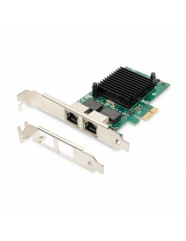 Mrežna kartica Digitus DN-10132, 2xRJ45 + Low Profile, PCIe