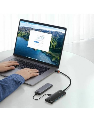 USB-C Hub Baseus (WKQX030301) črn