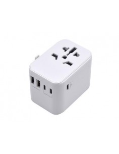 USB polnilec Ewent EW1470, univerzalni, EU/USA/UK/AUS/CN/IT
