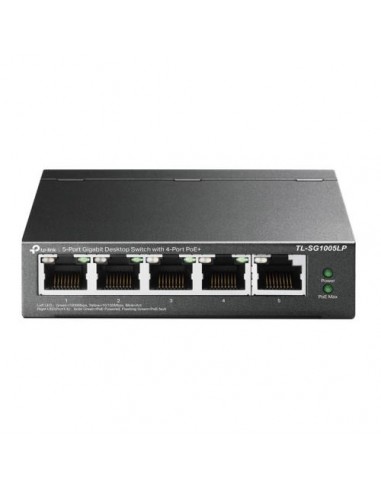 Switch TP-Link TL-SG1005LP, 5port 10/100/1000Mbps, PoE+