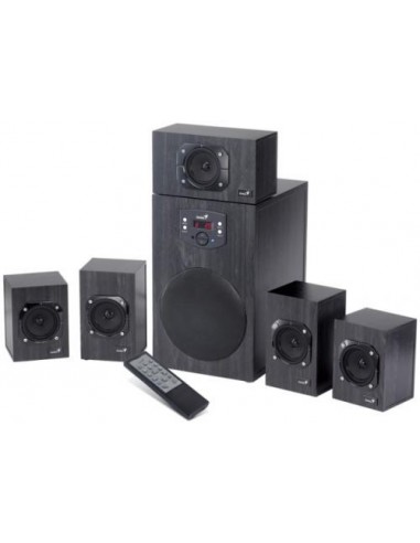 Zvočniki Genius SW-HF5.1 4500, Home Theatre, 125W RMS, subwooffer, 4 sateliti, centralni zvočnik, daljinski upravljalnik