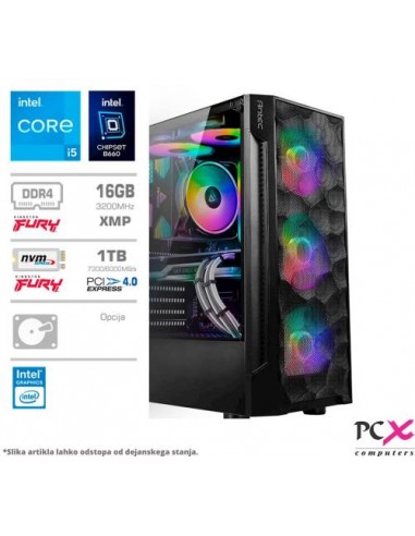 PC PCX Exton 233 (PCX-GS7-500) i5 12400/16GB/1TB/RGB