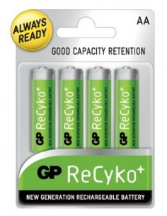 Baterija polnilna GP 2100mAh Ni-MH AA, 4 pack, ReCyko