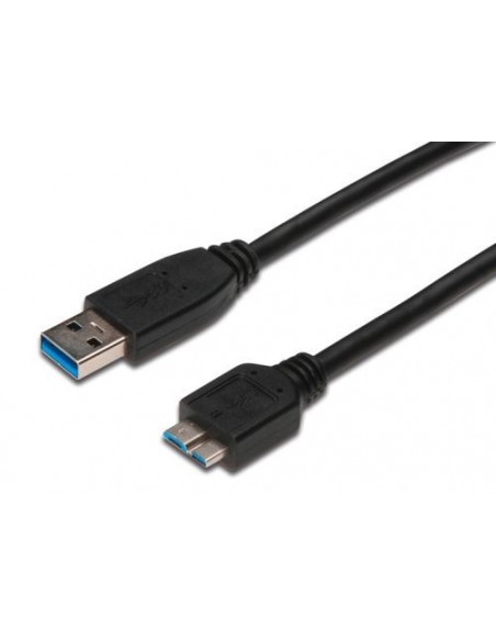 Kabel USB 3.0 A-Micro-B 0,25m M-M Digitus AK-300117-003-S