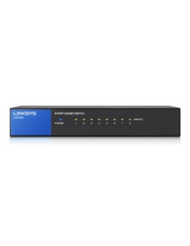 Switch Linksys LGS108-EU, 8port 10/100/1000Mbps