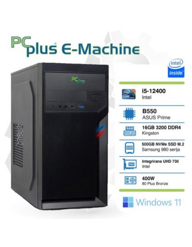 PC PCplus E-Machine (144801) i5-12400 16GB 500GB W11